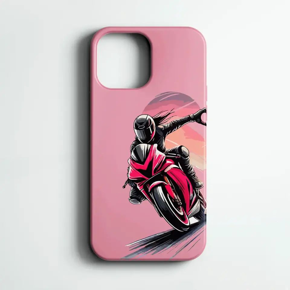 Kız Motorcu Kılıf