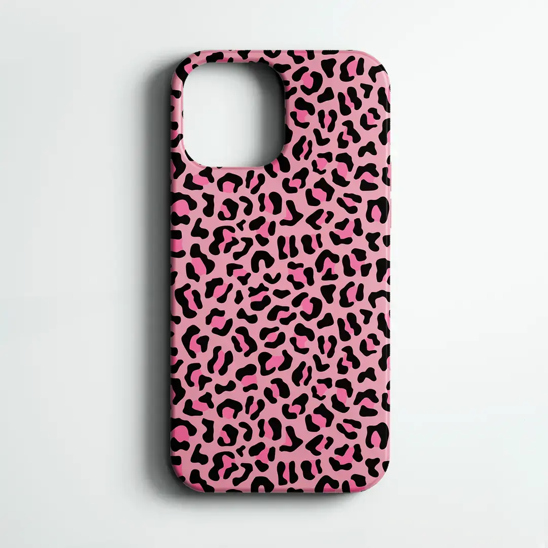 Pembe Kabartmalı Leopar Kılıf