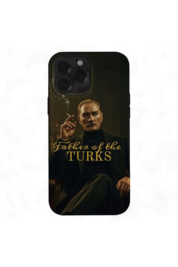 iPhone Uyumlu Atatürk Anı Premium İçi Kadife Lansman Telefon Kılıfı