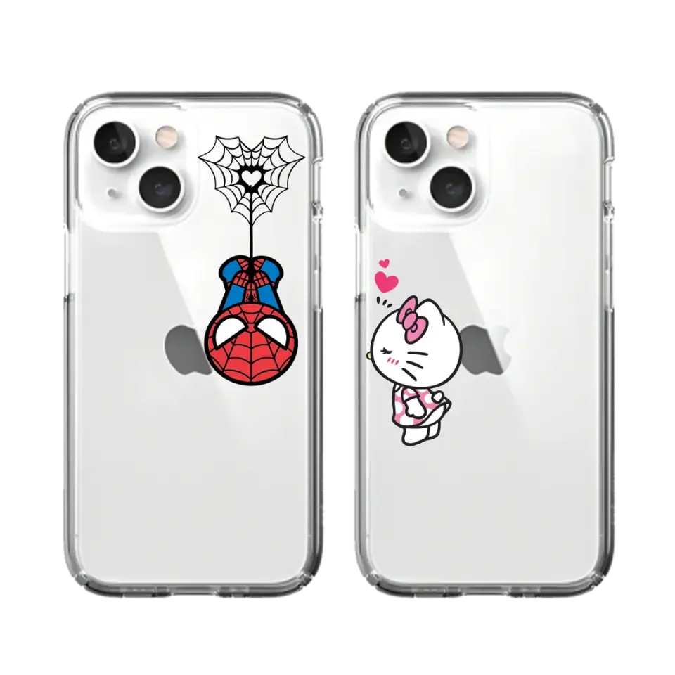 Spiderman Hellokitty Çift Kılıf