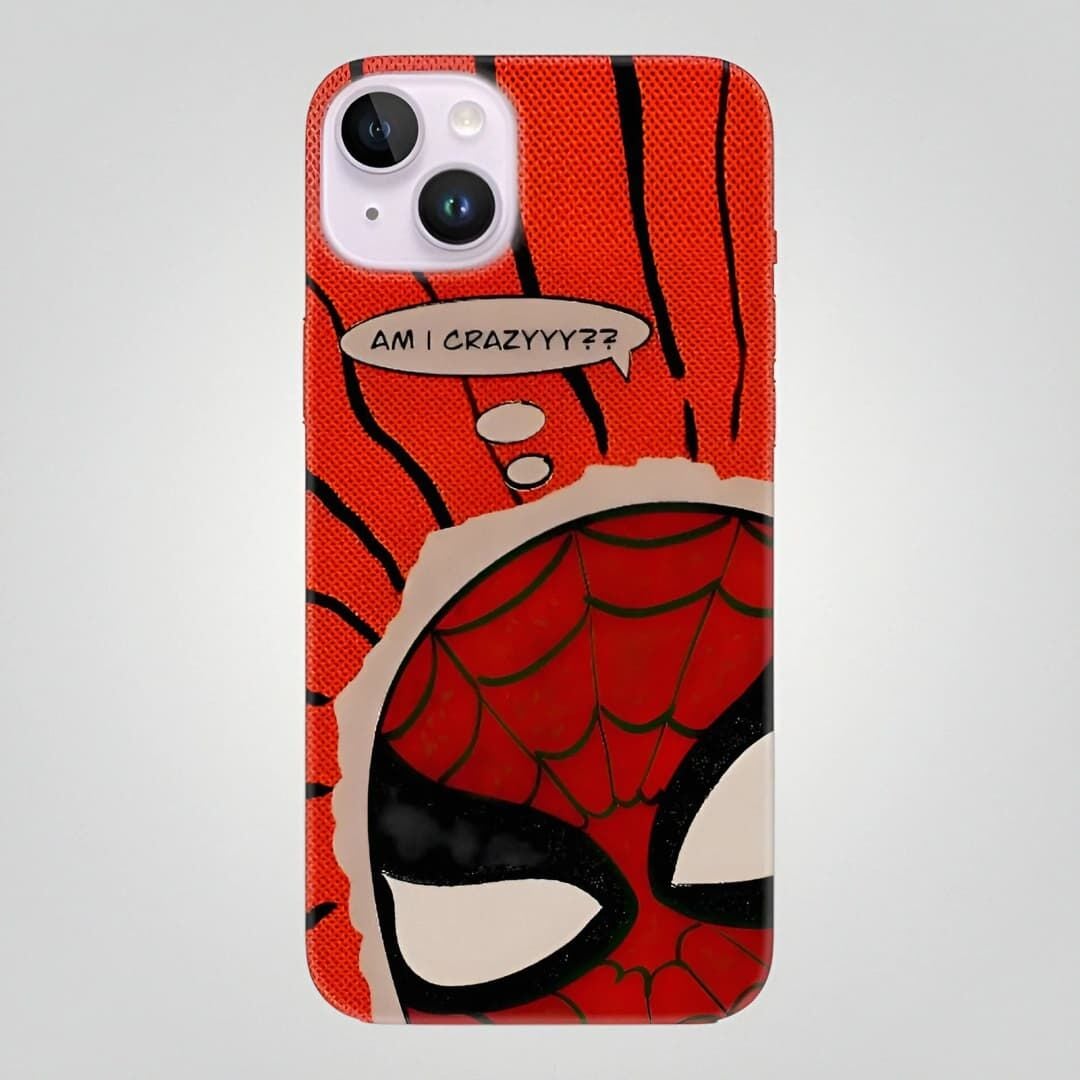 Am I Crazy Spiderman Desenli Kılıf