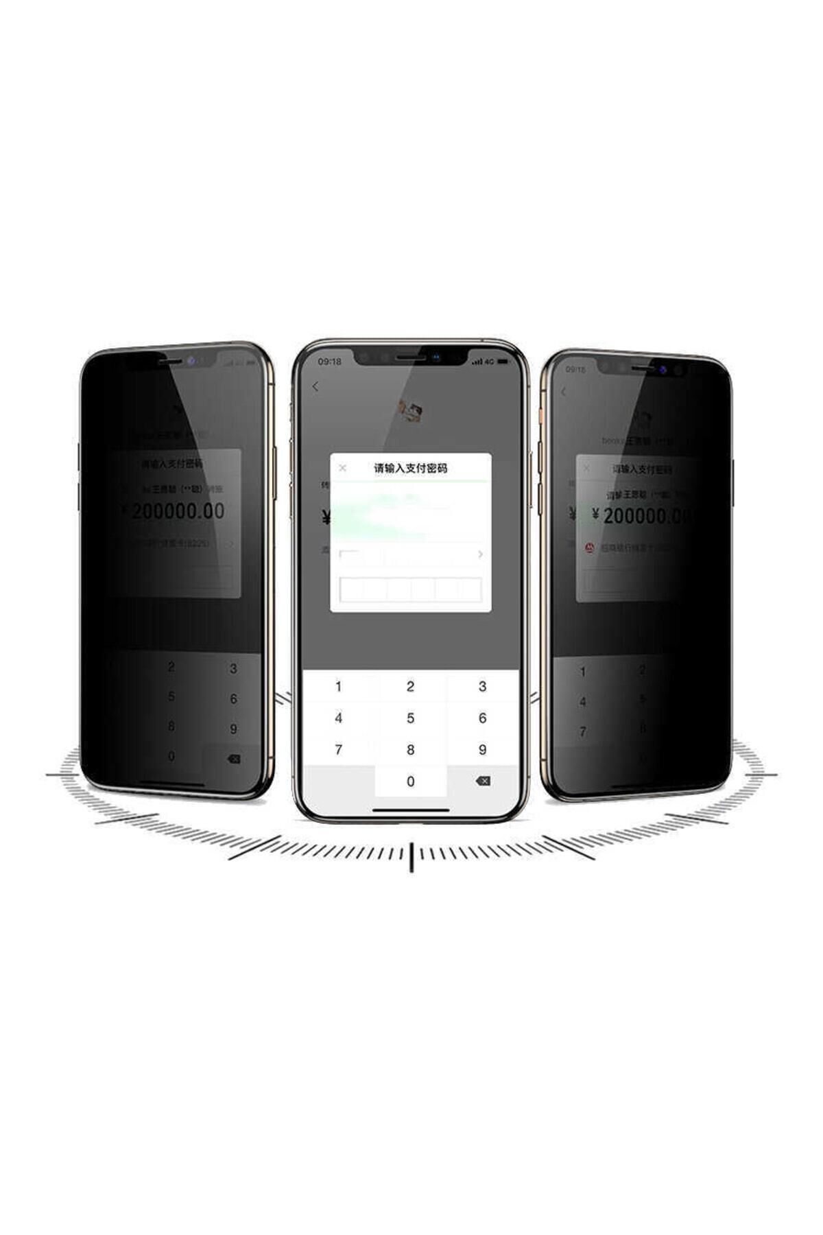 Iphone 12 Tam Kaplayan HAYALET Ekran Koruyucu - Darbe Emici Temperli Kırılmaz Cam - Extra İnce