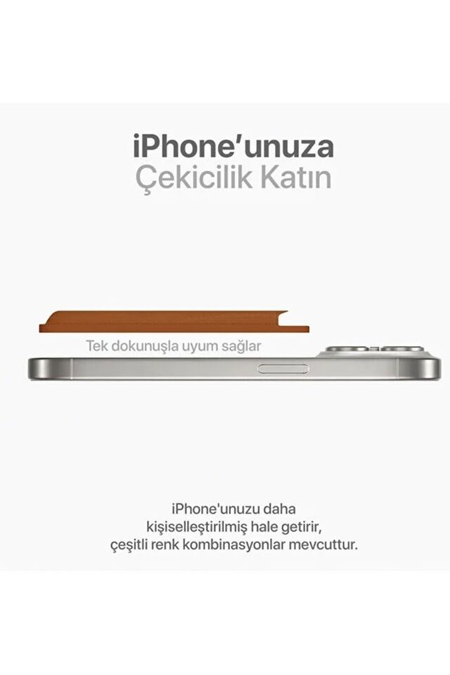 iPhone 11–13-14-17 Pro Max Uyumlu MagSafe Mıknatıslı Siyah Kartlık | Atatürk İmza