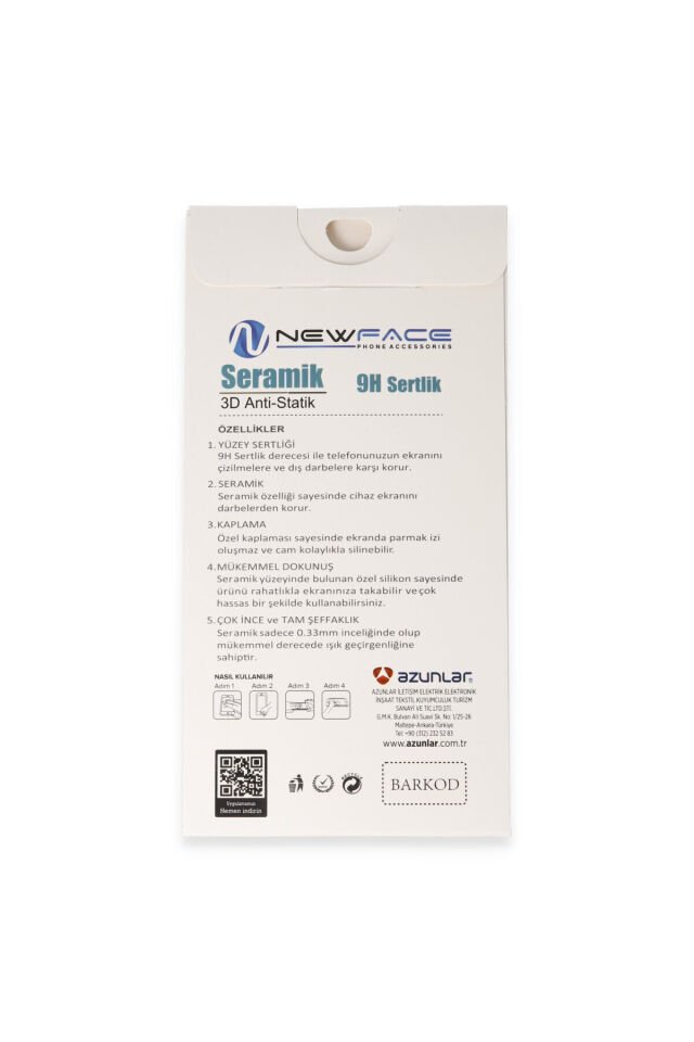 Newface Samsung Galaxy A25 5G 3D Antistatik Seramik Nano Ekran Koruyucu