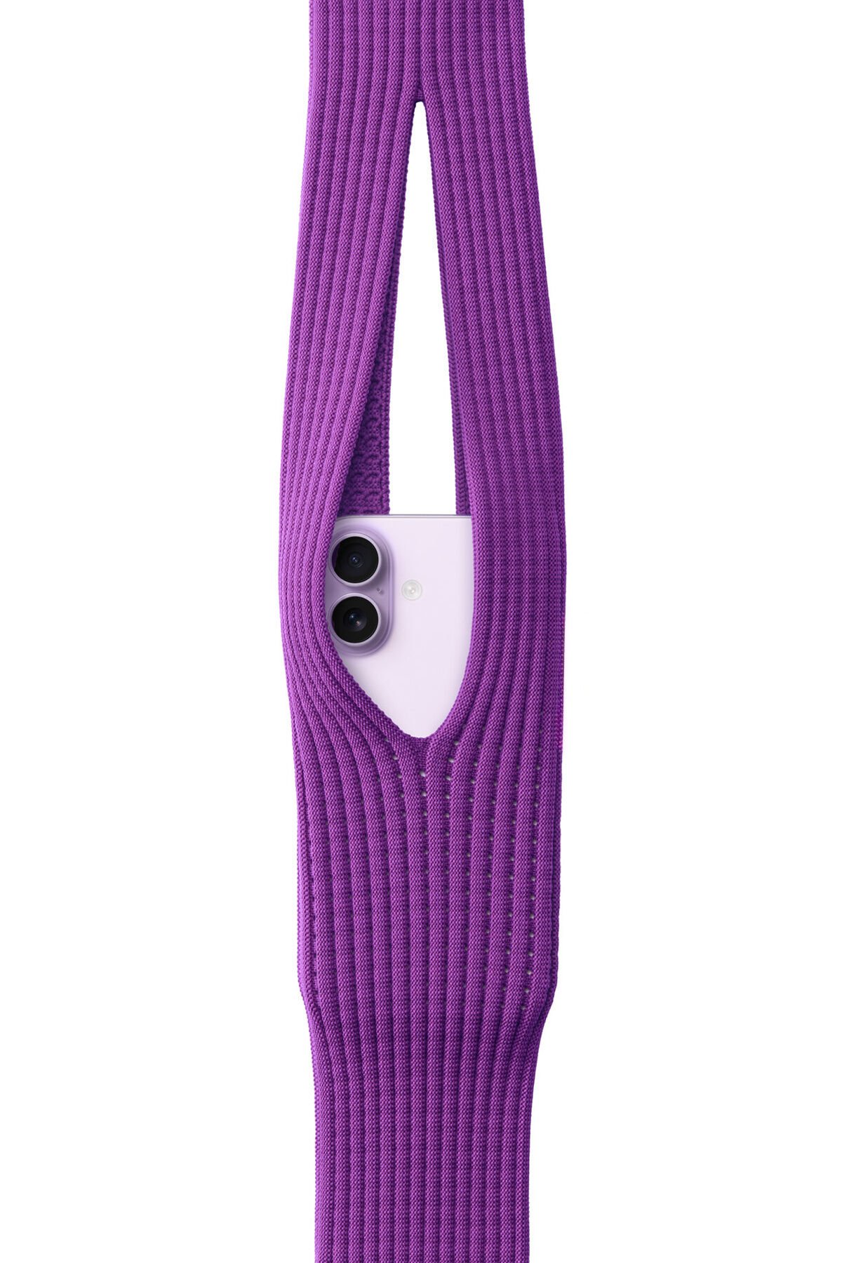 Tüm Telefonlarla Uyumlu iPhone Çapraz Pocket Örgü Telefon Çantası Askısı 80cm