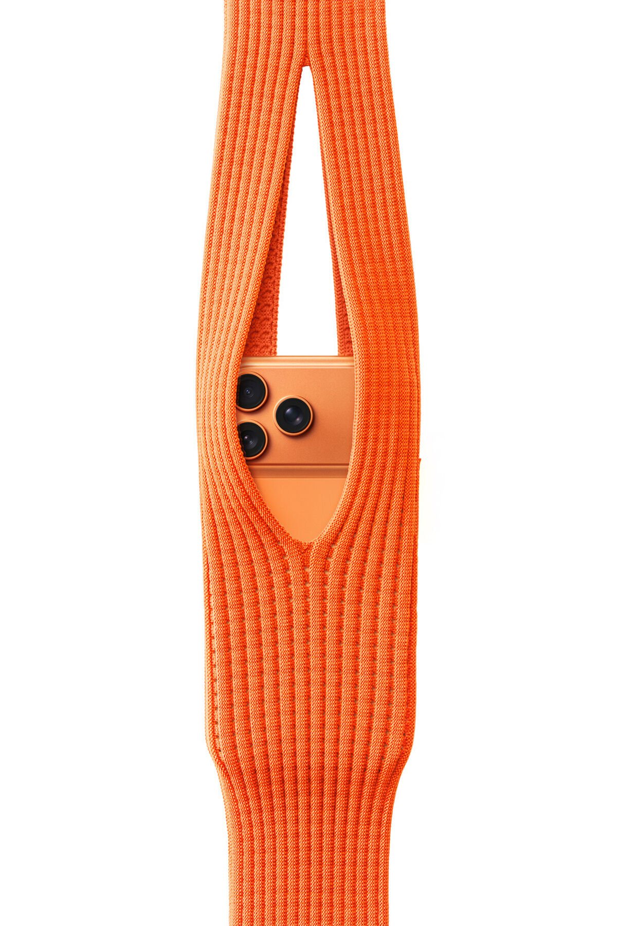 Tüm Telefonlarla Uyumlu iPhone Çapraz Pocket Örgü Telefon Çantası Askısı 80cm