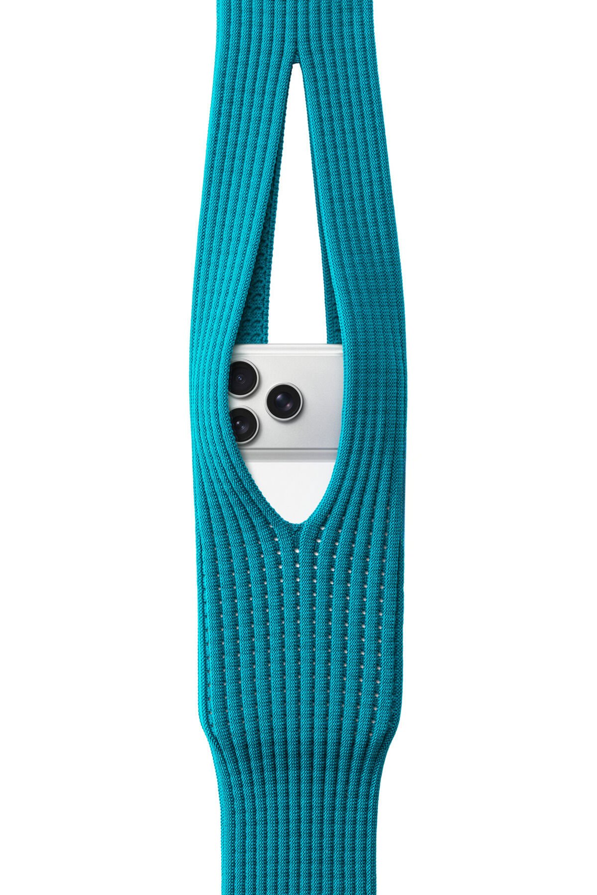 Tüm Telefonlarla Uyumlu iPhone Çapraz Pocket Örgü Telefon Çantası Askısı 80cm