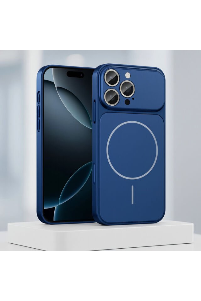 Sadece İPhone 12 Pro Max Uyumlu 17 Serisi Görünümlü Lens Korumalı Popüler Kılıf...