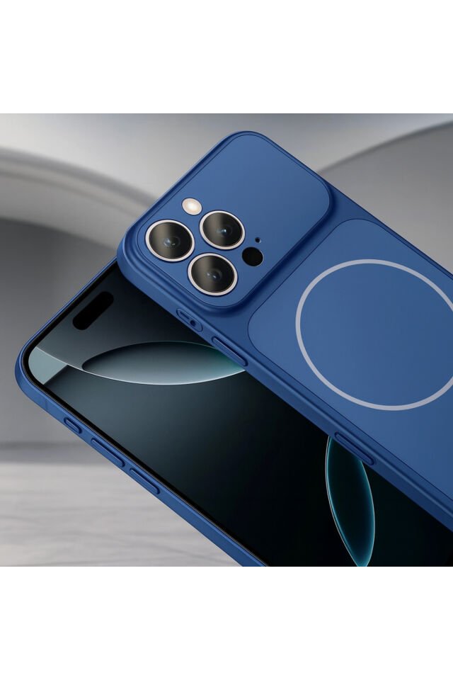 Sadece İPhone 12 Pro Max Uyumlu 17 Serisi Görünümlü Lens Korumalı Popüler Kılıf...