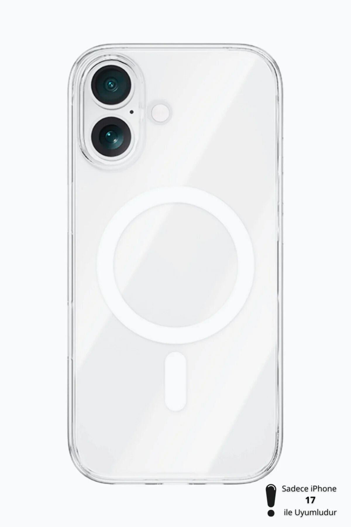 iPhone 16 Pro Uyumlu ANİMASYONLU Şeffaf Sert Mika SARARMAZ Magsafe İnce Fit Kılıf Ultra