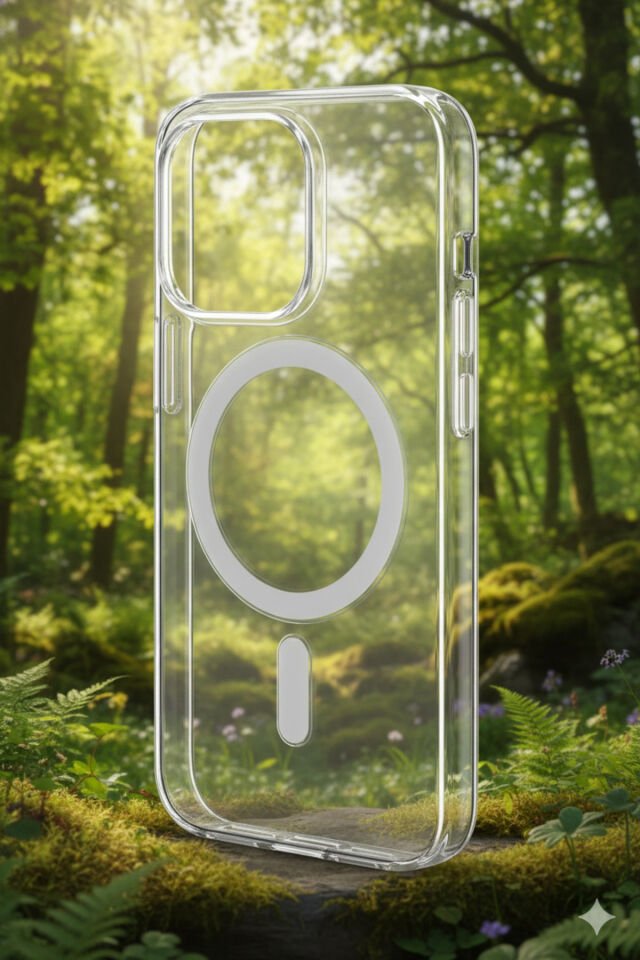 iPhone 17 Pro Uyumlu ANİMASYONLU Şeffaf Sert Mika SARARMAZ Magsafe İnce Fit Kılıf Ultra