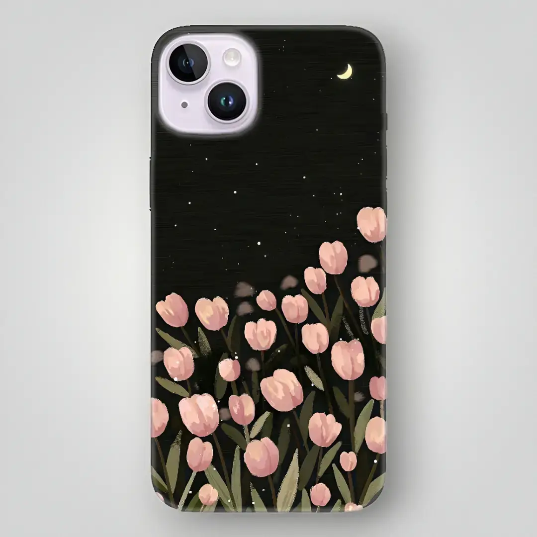 Yıldızlı Flora Desenli Kılıf