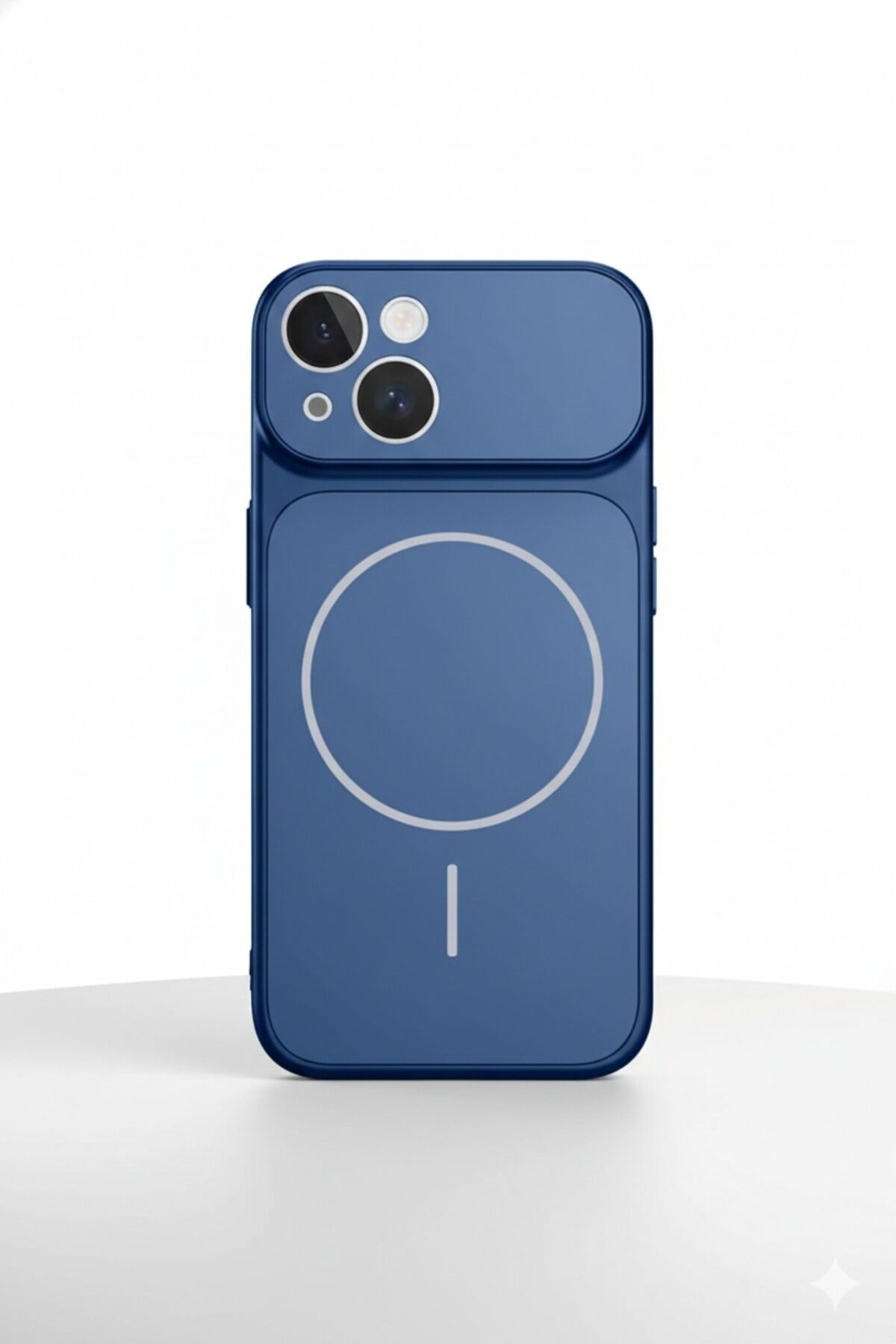 iPhone MAVİ 13 Uyumlu 17 Pro Max Görünüme Çeviren Kamera Koruma Magsafe Kılıf