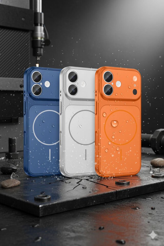 iPhone MAVİ 16 Uyumlu 17 Pro Max Görünüme Çeviren Kamera Koruma Magsafe Kılıf