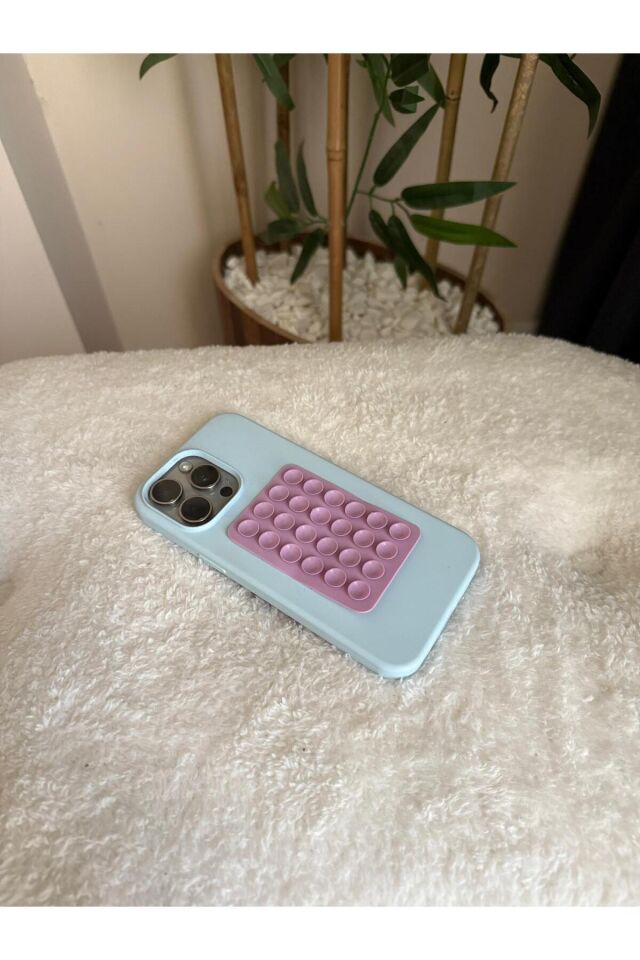 Silikon Vantuzlu Telefon Tutacağı – Telefon Arkası Silikon Vantuz Yapışkanlı Güçlü Tutuş