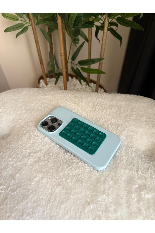 Silikon Vantuzlu Telefon Tutacağı – Telefon Arkası Silikon Vantuz Yapışkanlı Güçlü Tutuş