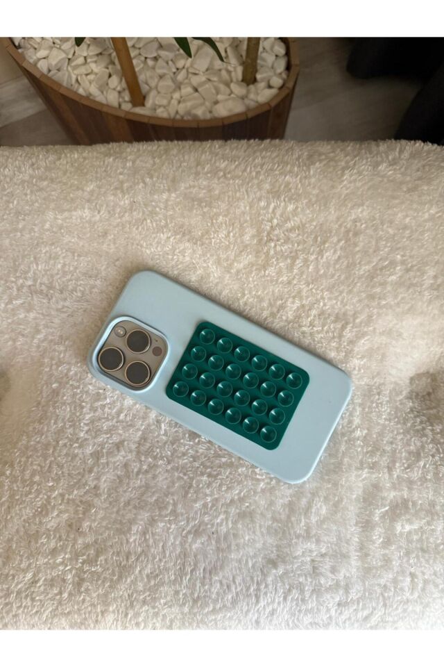 Silikon Vantuzlu Telefon Tutacağı – Telefon Arkası Silikon Vantuz Yapışkanlı Güçlü Tutuş