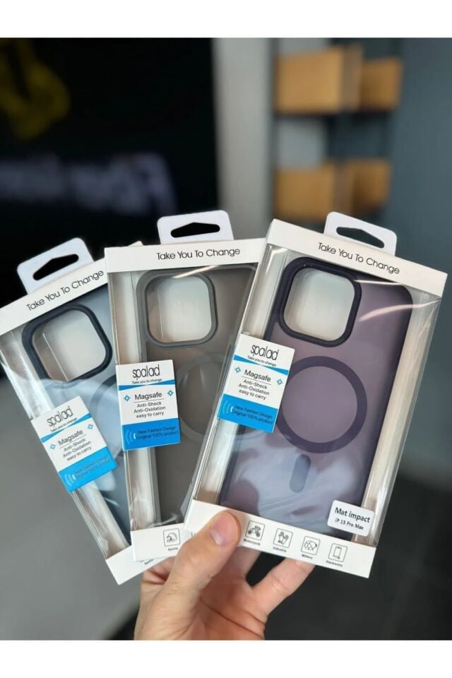 Mat Magsafe Kılıf Mavi