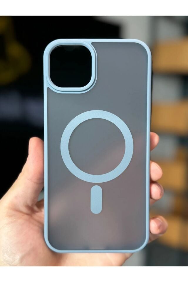 Mat Magsafe Kılıf Mavi