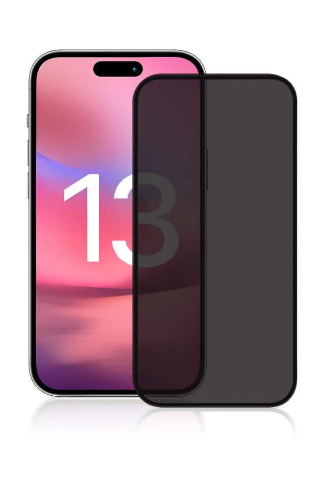 İphone 13 HAYALET Cam Ekran Koruyucu Uygulamalı Aparatlı ESD anti-statik Cam 9H Ultra Dayanıklı