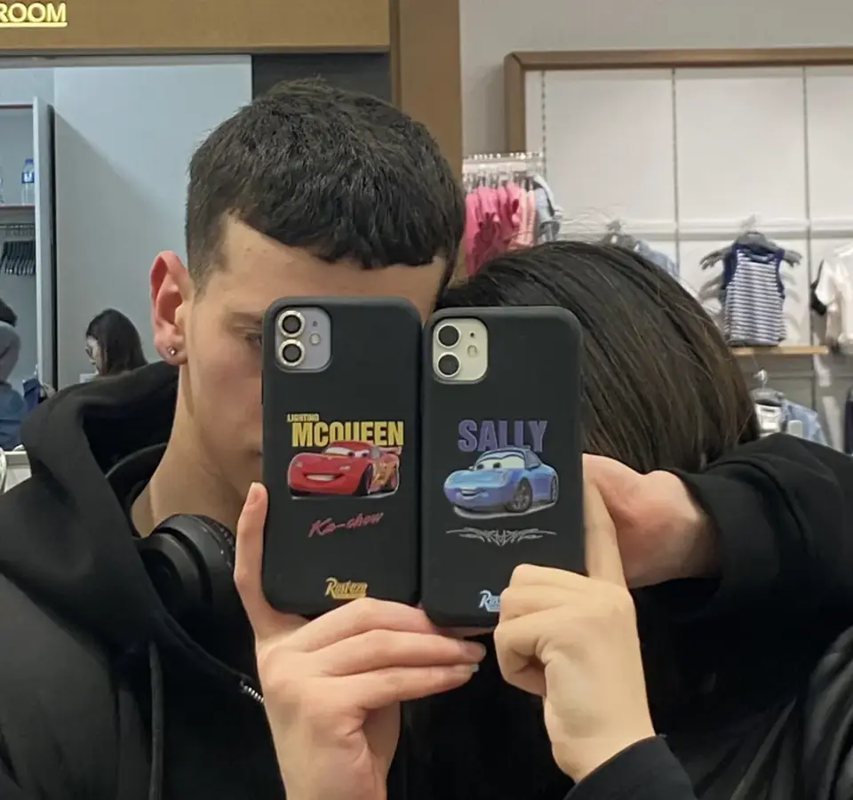 Mcqueen Sally Couple Kılıf Renkli