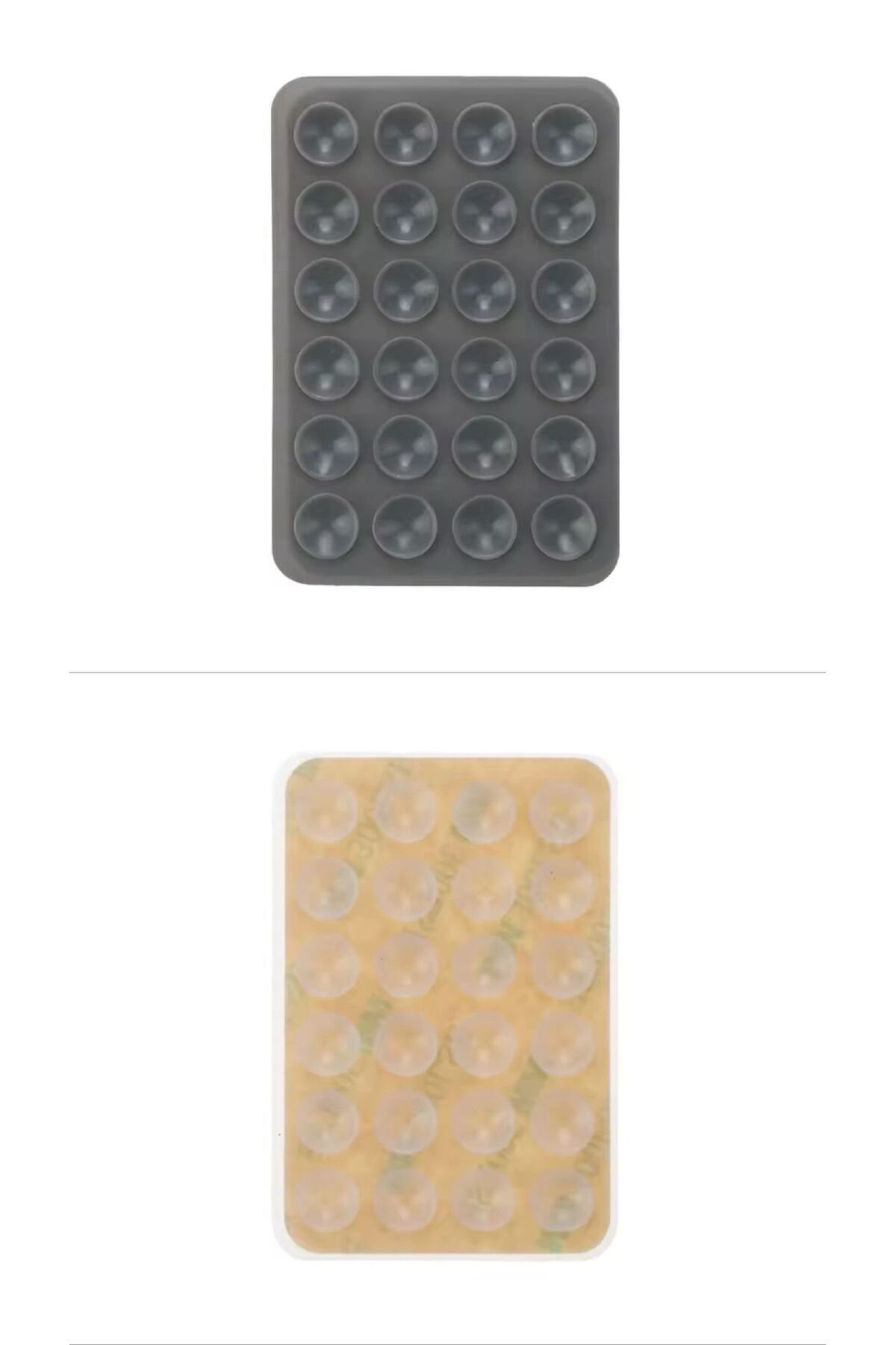 İki Renk Silikon Vantuzlu Telefon Tutacağı – Telefon Arkası Silikon Vantuz Yapışkanlı Güçlü Tutuş