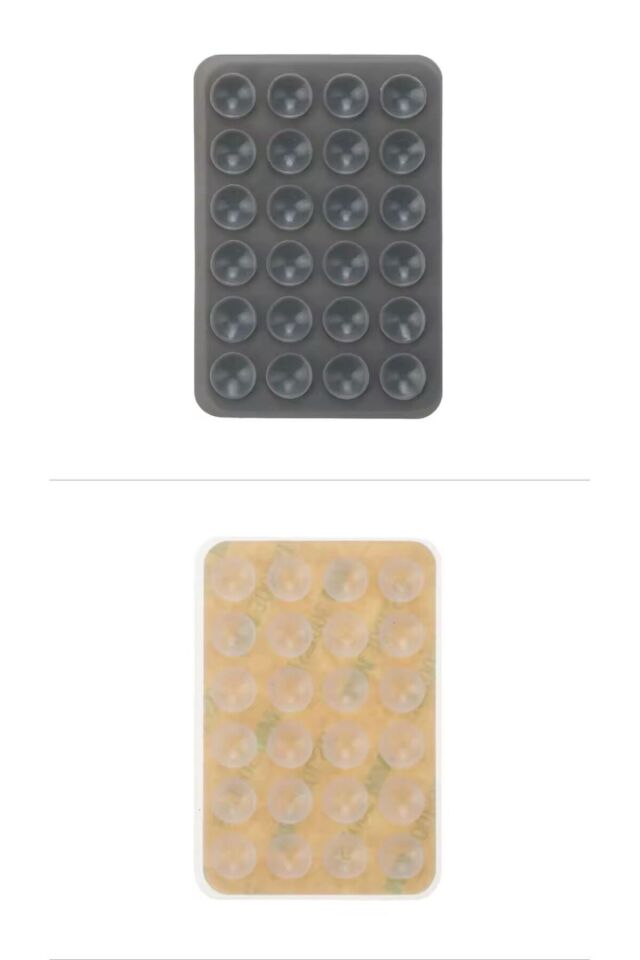 İki Renk Silikon Vantuzlu Telefon Tutacağı – Telefon Arkası Silikon Vantuz Yapışkanlı Güçlü Tutuş