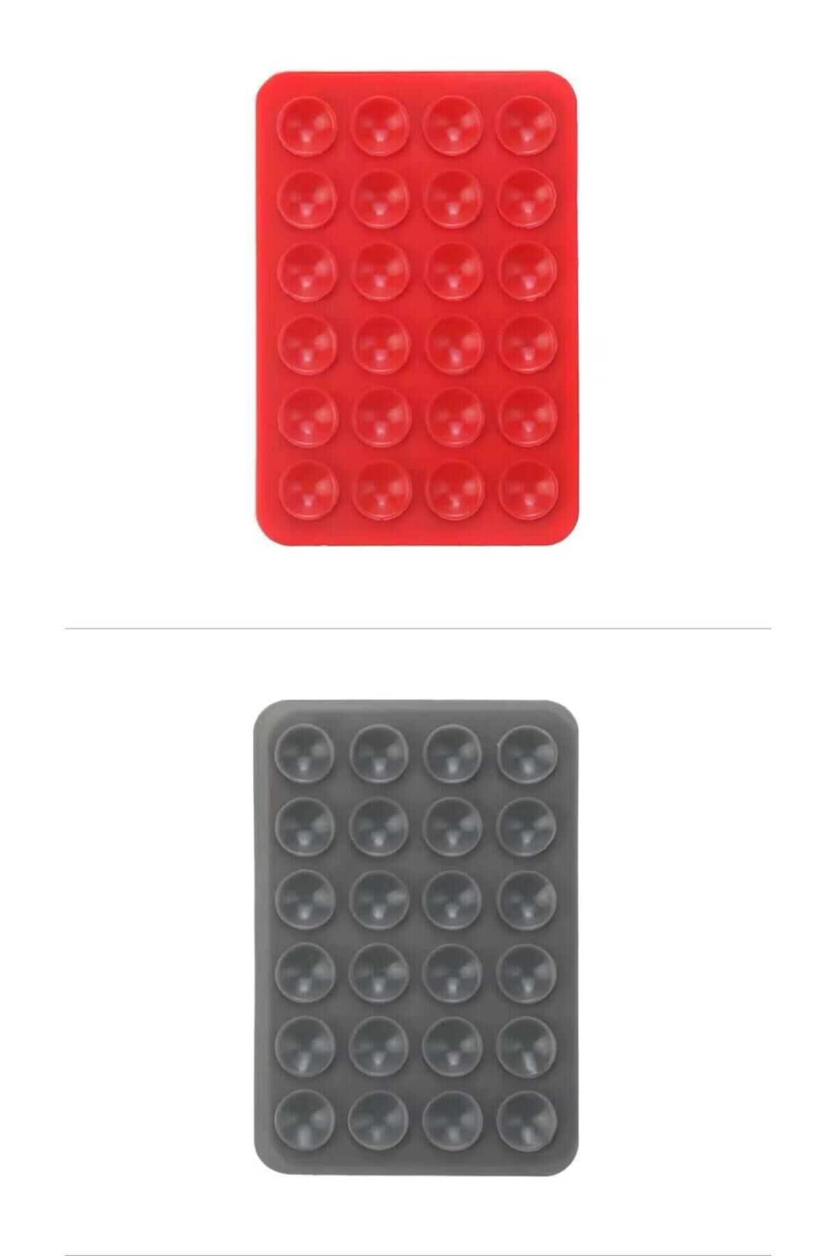 İki Renk Silikon Vantuzlu Telefon Tutacağı – Telefon Arkası Silikon Vantuz Yapışkanlı Güçlü Tutuş