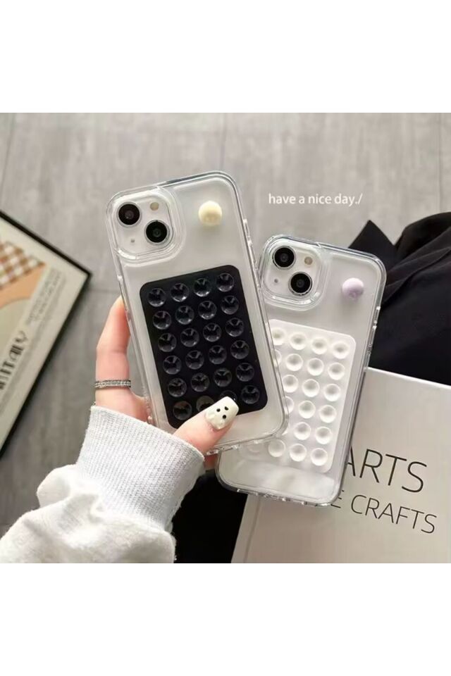 Silikon Vantuzlu Telefon Tutacağı – Telefon Arkası Silikon Vantuz Yapışkanlı Güçlü Tutuş