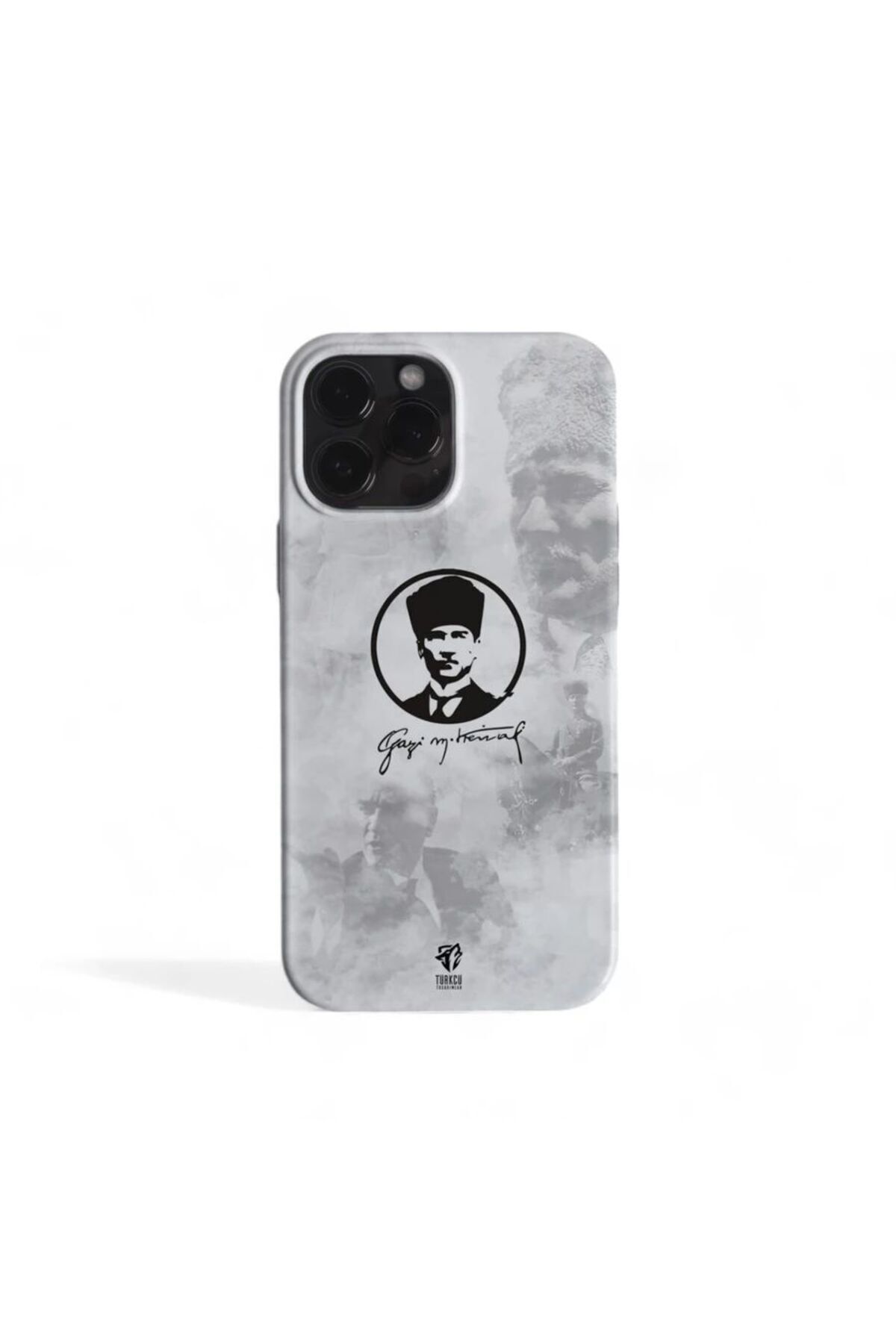 iPhone Atatürk Desenli İçi Kadife Premium Kalite Lansman Telefon Kılıfı