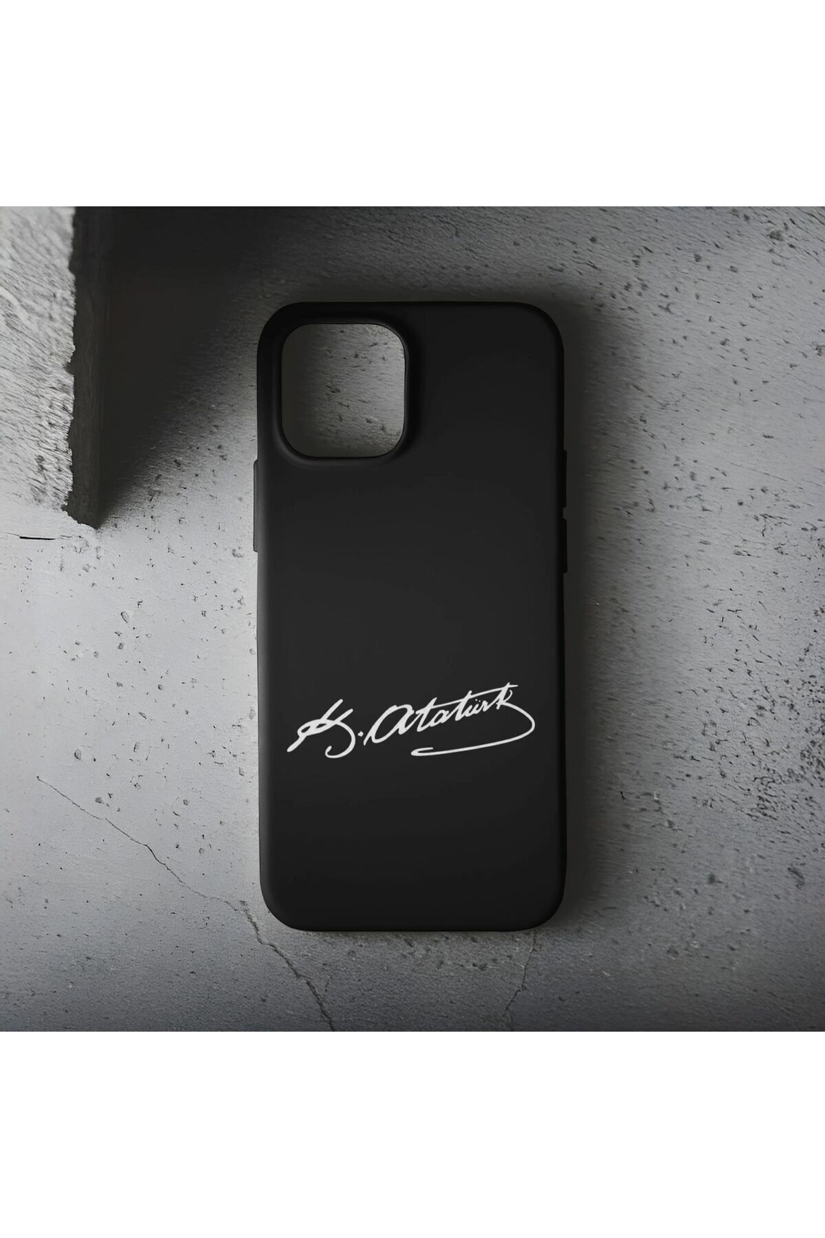 iPhone 13/14 İle Uyumlu Atatürk Desenli İçi Kadife Premium Kalite Lansman Telefon Kılıfı