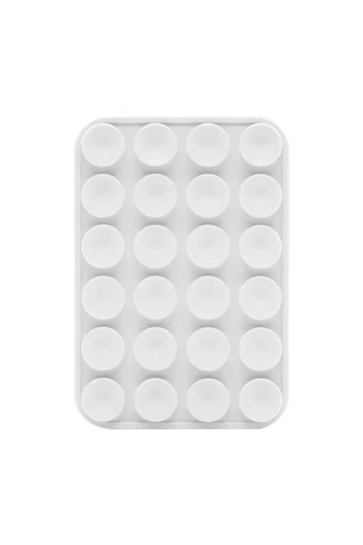 Silikon Emme Telefon Tutucu Çok Fonksiyonlu Vantuz Kaymaz Tek Taraflı Arka Çıkartmalı