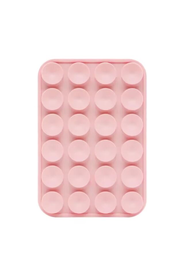 Silikon Emme Telefon Tutucu Çok Fonksiyonlu Vantuz Kaymaz Tek Taraflı Arka Çıkartmalı