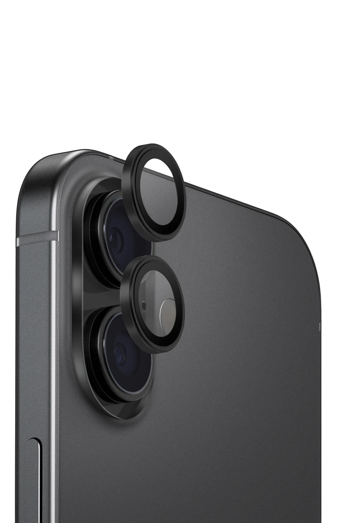 iPhone 17 Uyumlu Alüminyum Kamera Koruma Lens Koruyucu Temperli Cam