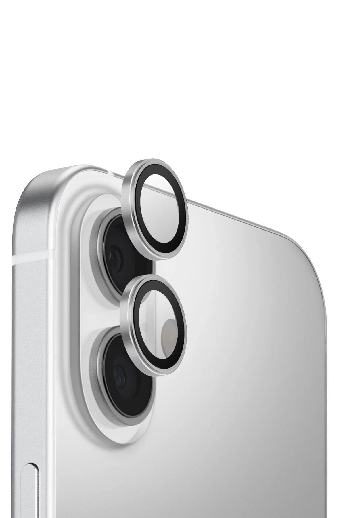 iPhone 17 Uyumlu Alüminyum Kamera Koruma Lens Koruyucu Temperli Cam