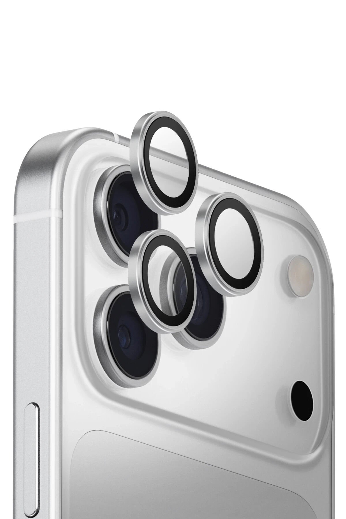 iPhone 17 Pro/ 17 Pro Max Uyumlu Alüminyum Kamera Koruma Lens Koruyucu Temperli Cam