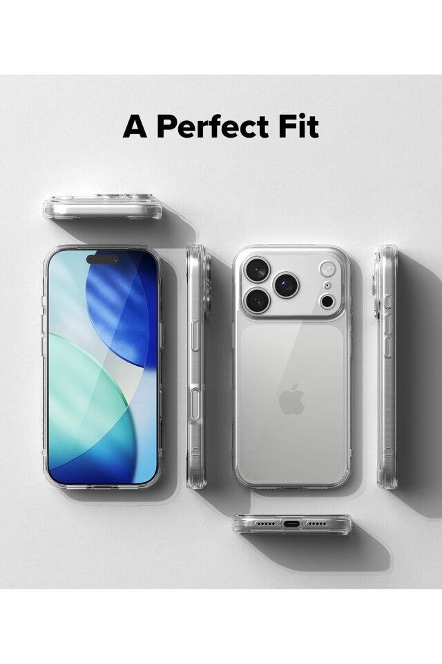 İphone 17 Pro Max Uyumlu 3D Kamera Korumalı Yumuşak Şeffaf Renksiz Silikon Kılıf Kapak