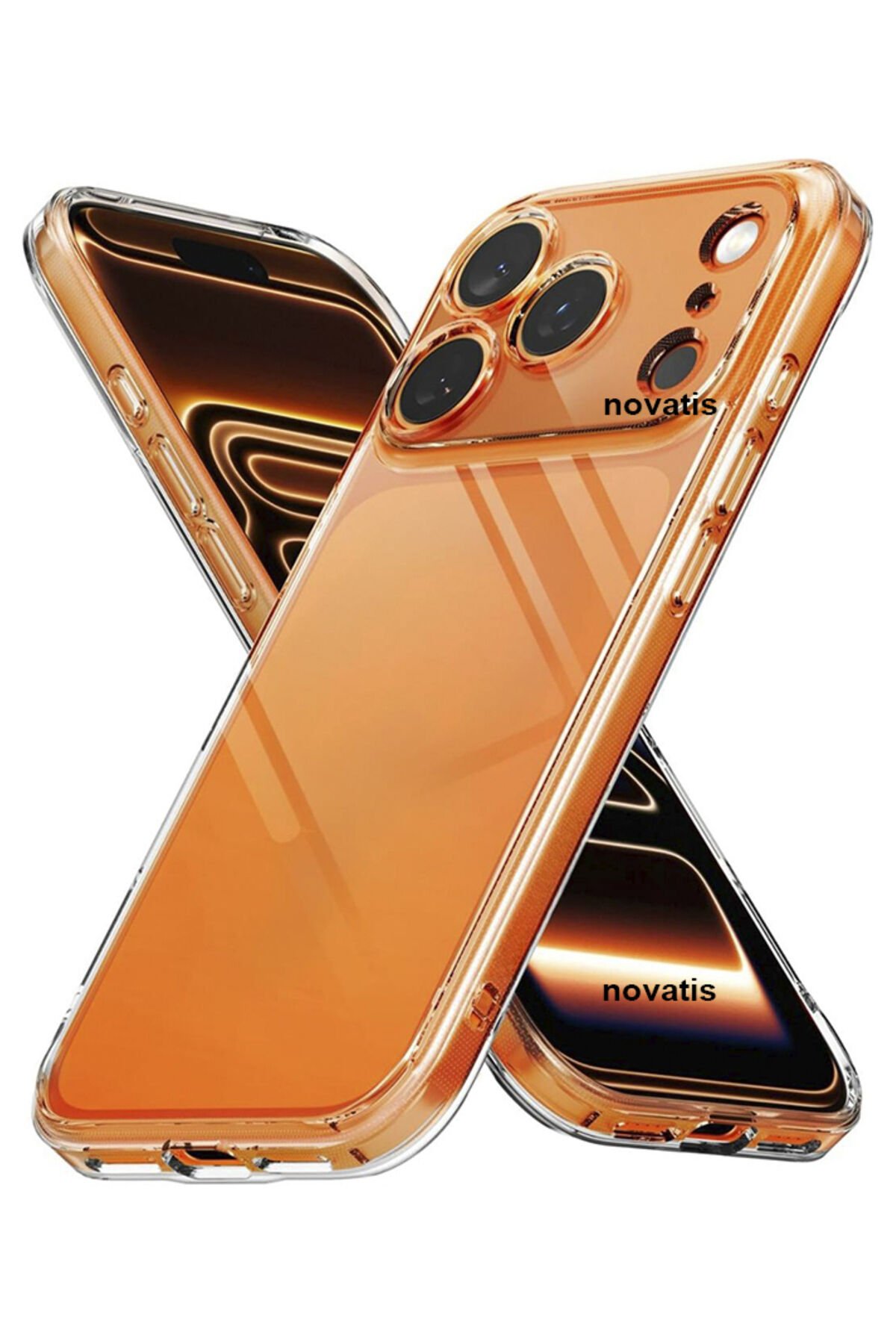 İphone 17 Pro Max Uyumlu 3D Kamera Korumalı Yumuşak Şeffaf Renksiz Silikon Kılıf Kapak