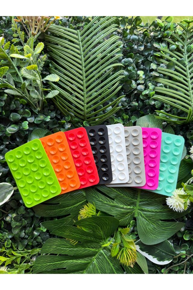 Silikon Vantuzlu Telefon Tutucu, Cep Telefonu için Kaymaz Yapışkanlı - Gri Akrobat Gri Belirtilmemiş