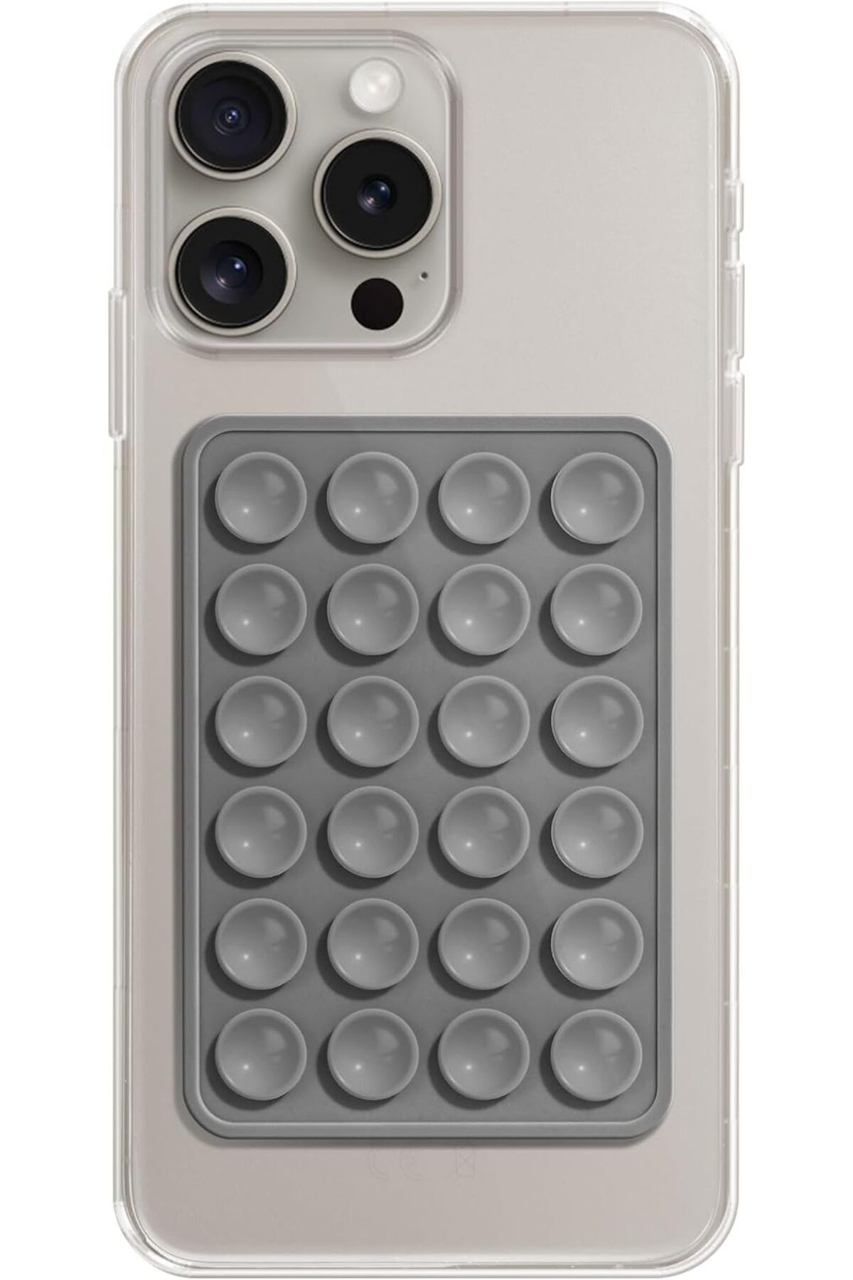 Silikon Vakumlu Telefon Tutucu, Cep Telefonu için Tutacak, Telefon Arkası Silikon Vantuz Güçlü Tutuş