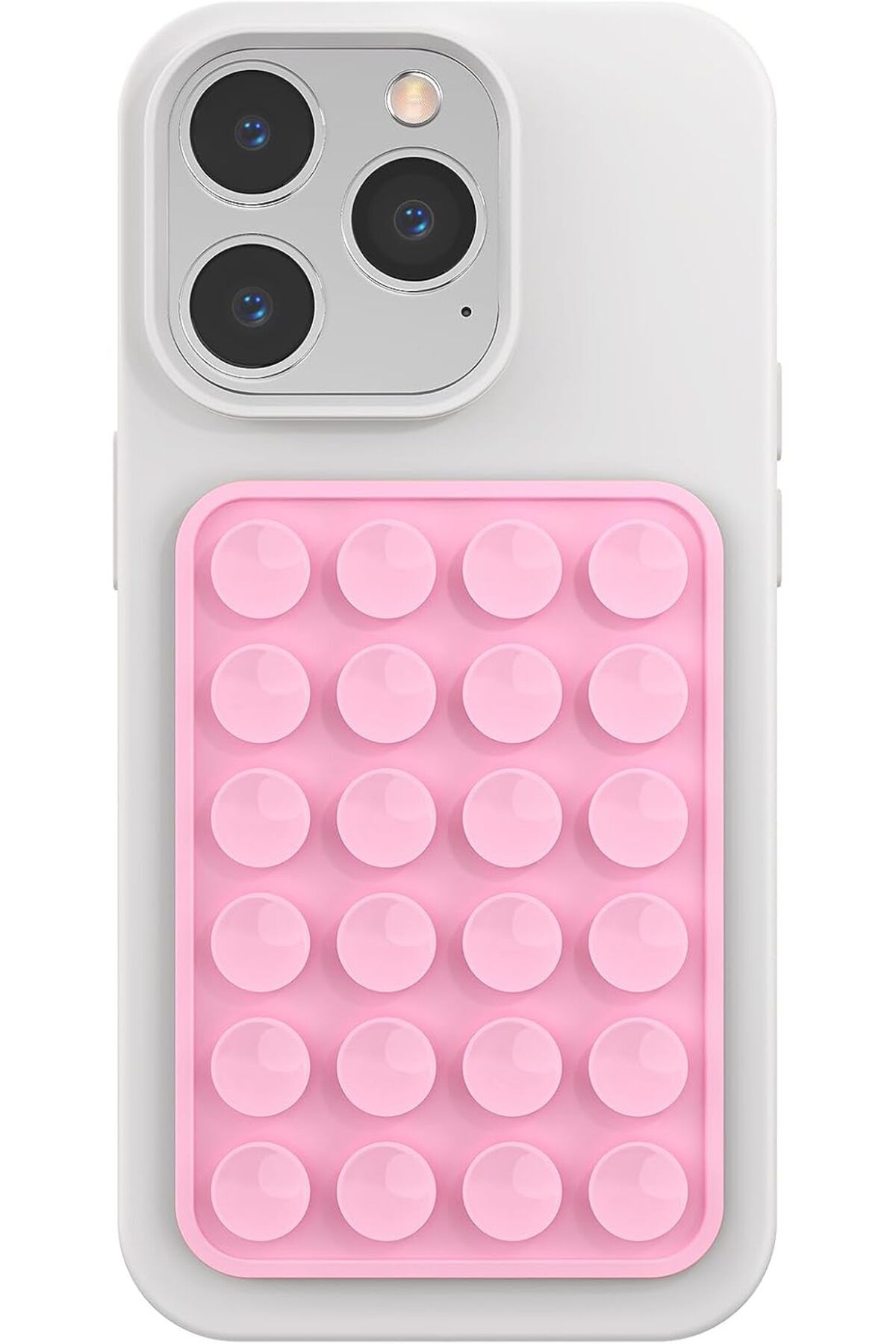 Silikon Vakumlu Telefon Tutucu, Cep Telefonu için Tutacak, Telefon Arkası Silikon Vantuz Güçlü Tutuş