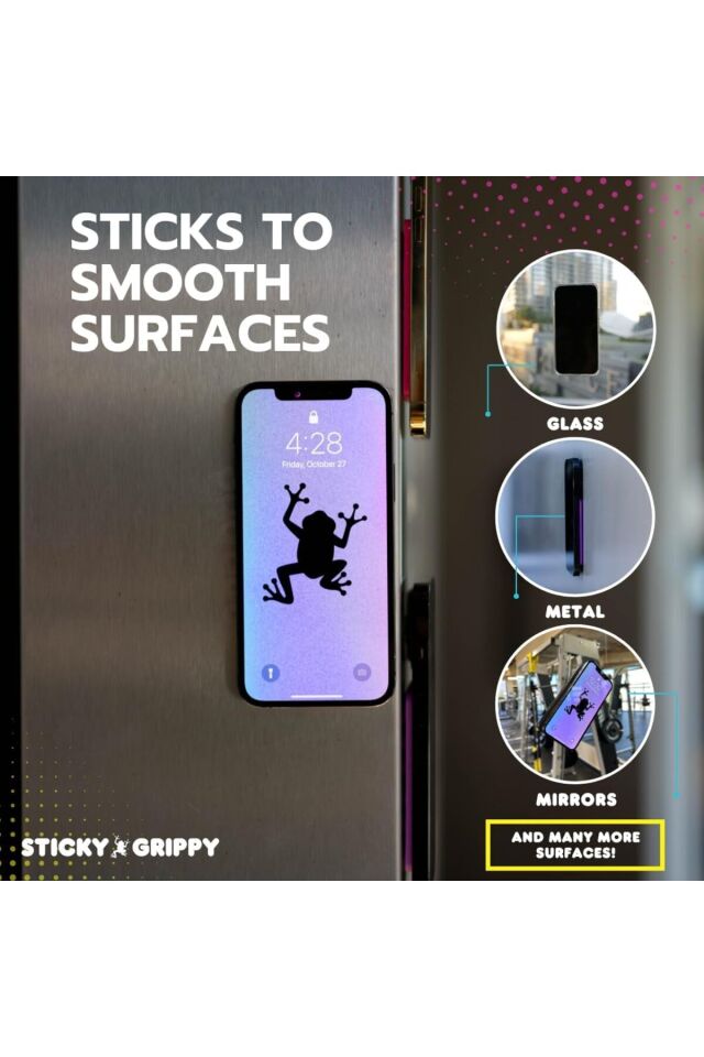 Silikon Vakumlu Telefon Tutucu, Cep Telefonu için Tutacak, Telefon Arkası Silikon Vantuz Güçlü Tutuş