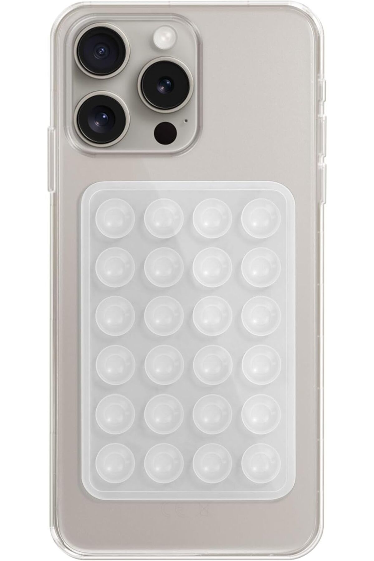 Silikon Vakumlu Telefon Tutucu, Cep Telefonu için Tutacak, Telefon Arkası Silikon Vantuz Güçlü Tutuş