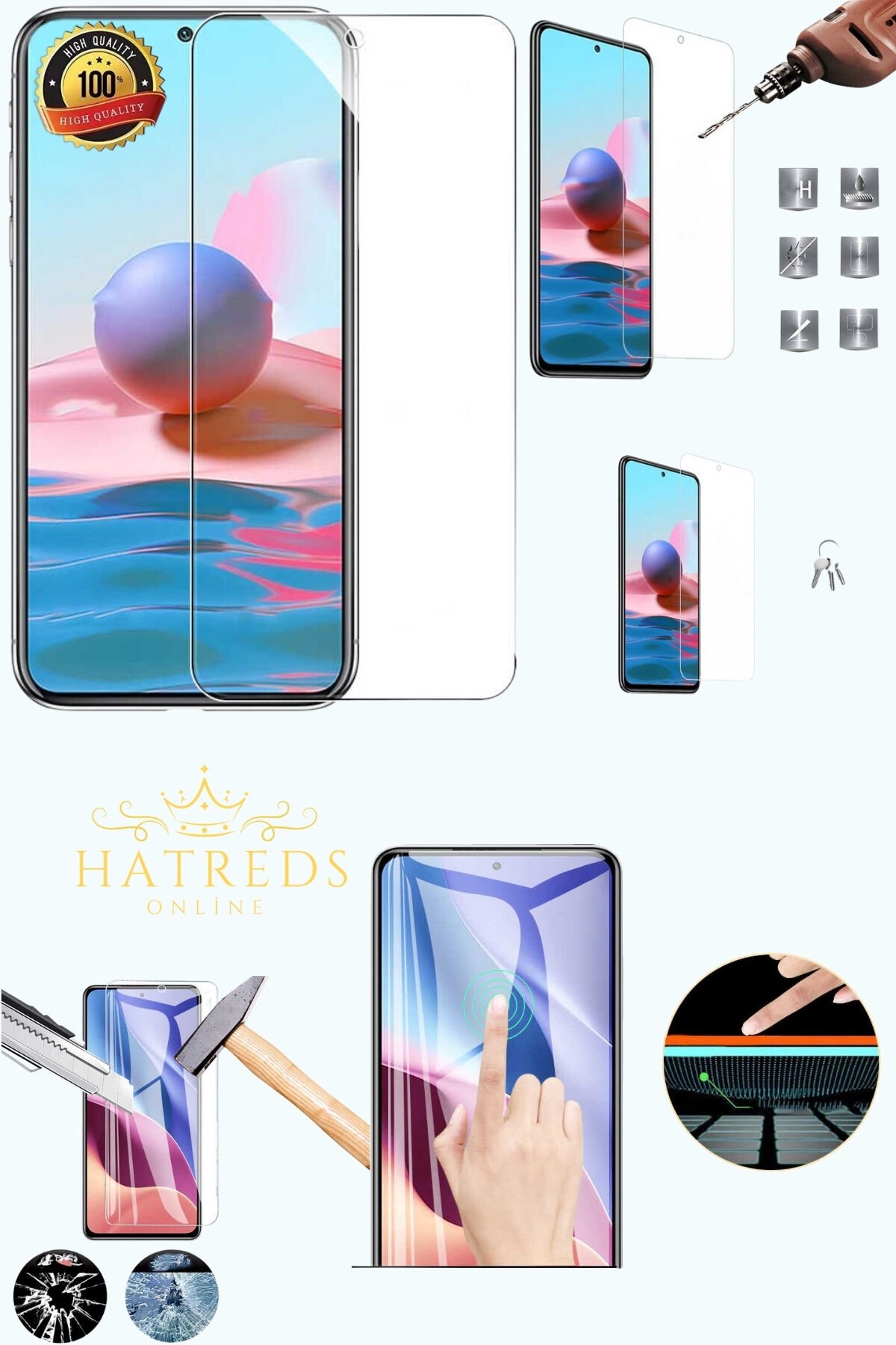 Galaxy A16 Uyumlu Cam Ekran Koruyucu