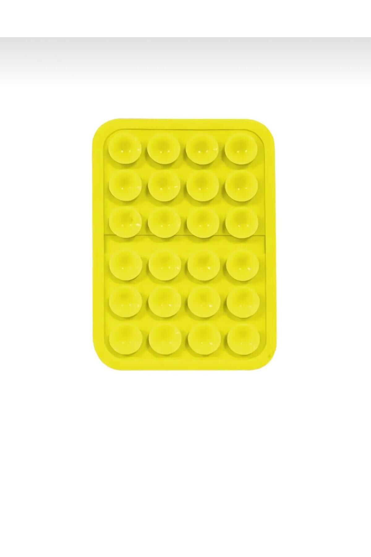 Silikon Vakumlu Yapışkanlı Kaymaz Vantuz Cep Telefon Tutucu