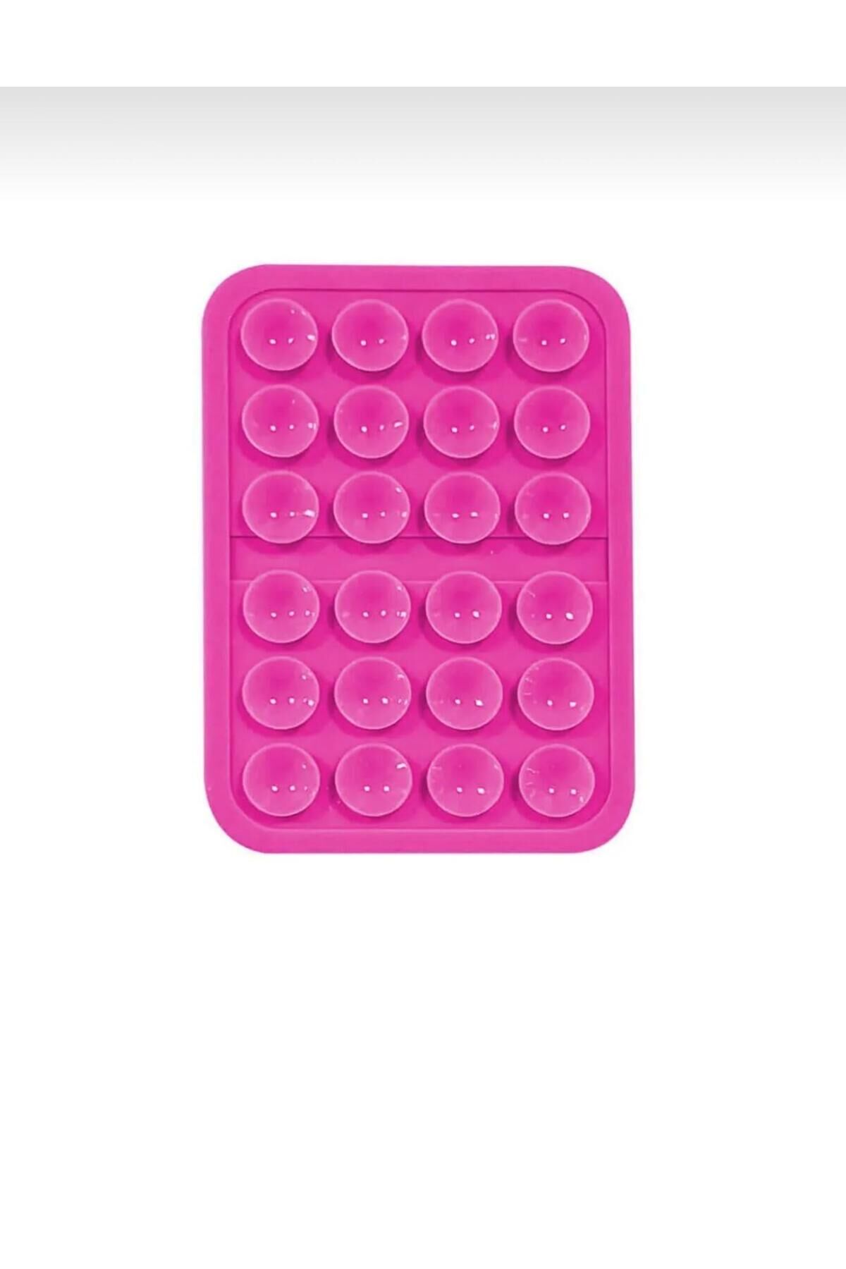 Silikon Vakumlu Yapışkanlı Kaymaz Vantuz Cep Telefon Tutucu