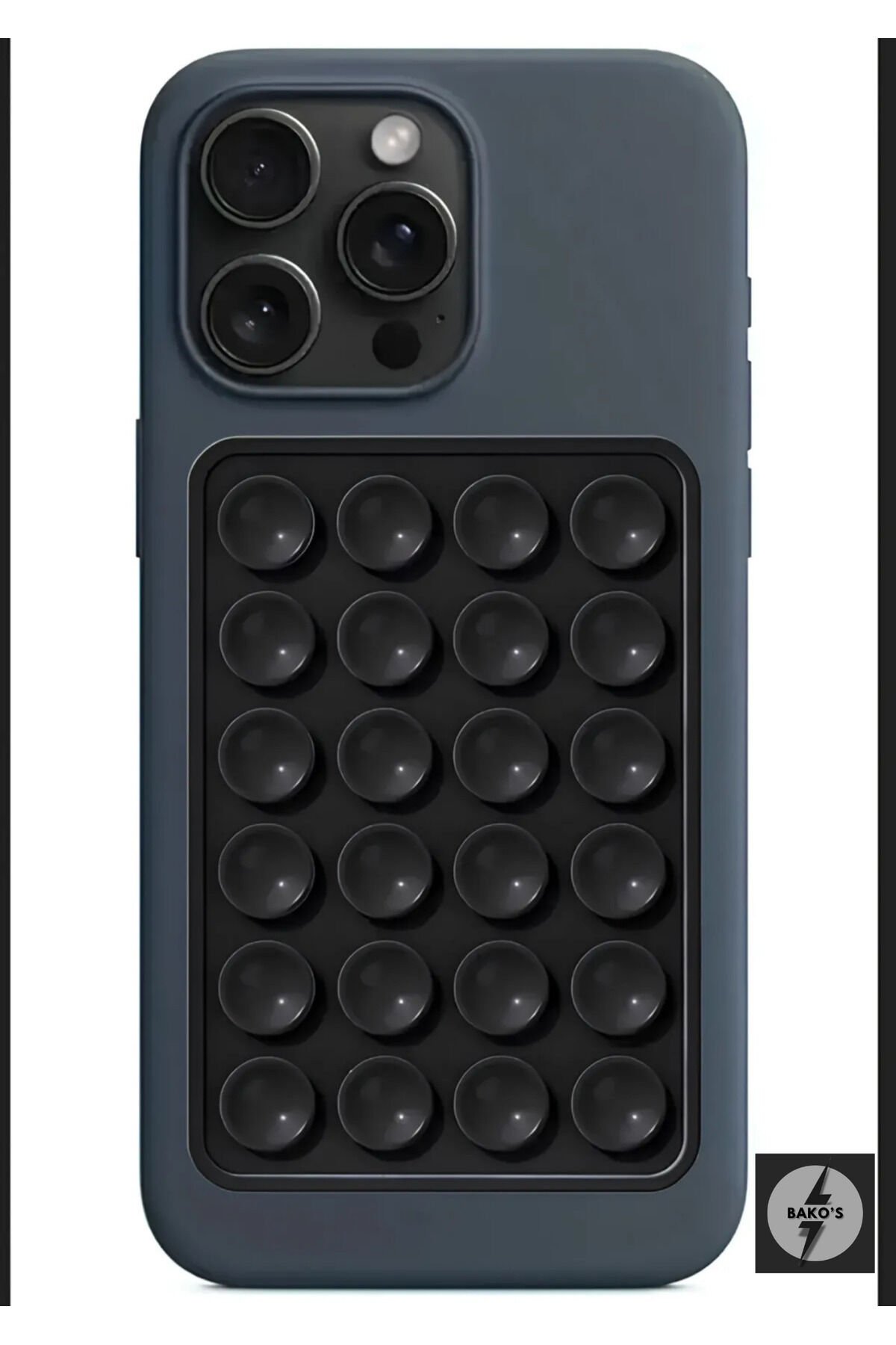 Silikon Vakumlu Telefon Tutucu, Cep Telefonu için Silikon Yapışkanlı, Kaymaz Vantuz Telefon Tutucu