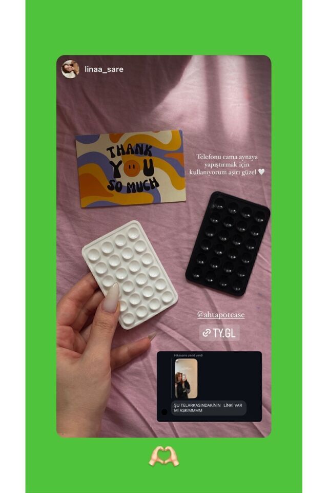 Vantuzlu Telefon Tutucu