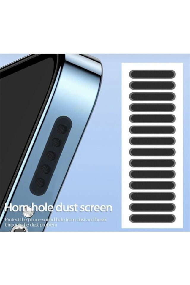 3 Adet Cep Telefonu Hoparlörü Için Toz Önleyici Sticker-telefon Hoparlör Koruyucu 1.6 Cm-2.2 Cm