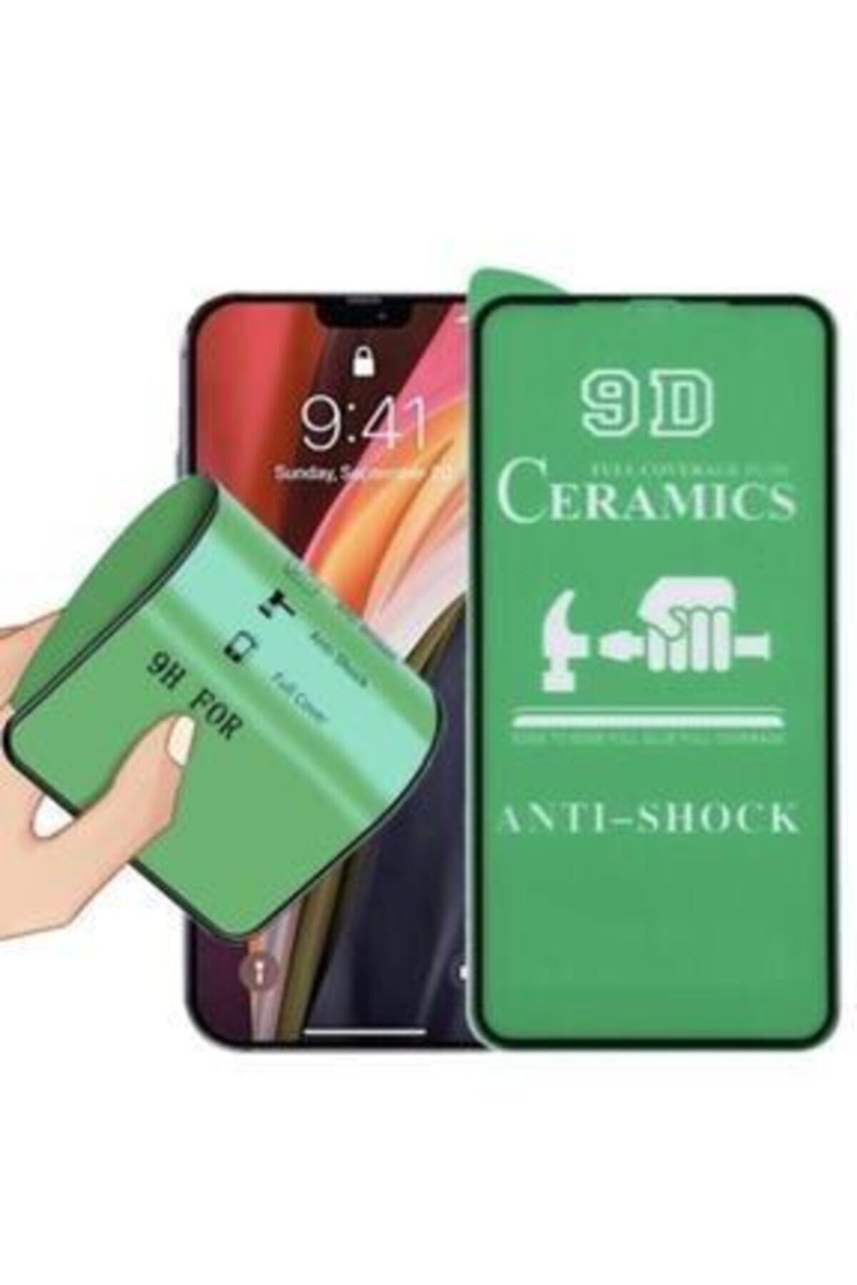 Iphone 11 Pro Max Ve Xs Max Uyumlu Seramik Flexible Nano Cam Tam Kaplayan Full Ekran Koruyucu